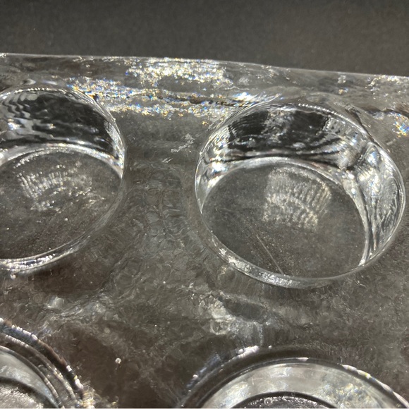 Crate & Barrel -Quattro mcm style
Thick clear glass tea light candle holder - Picture 4 of 6